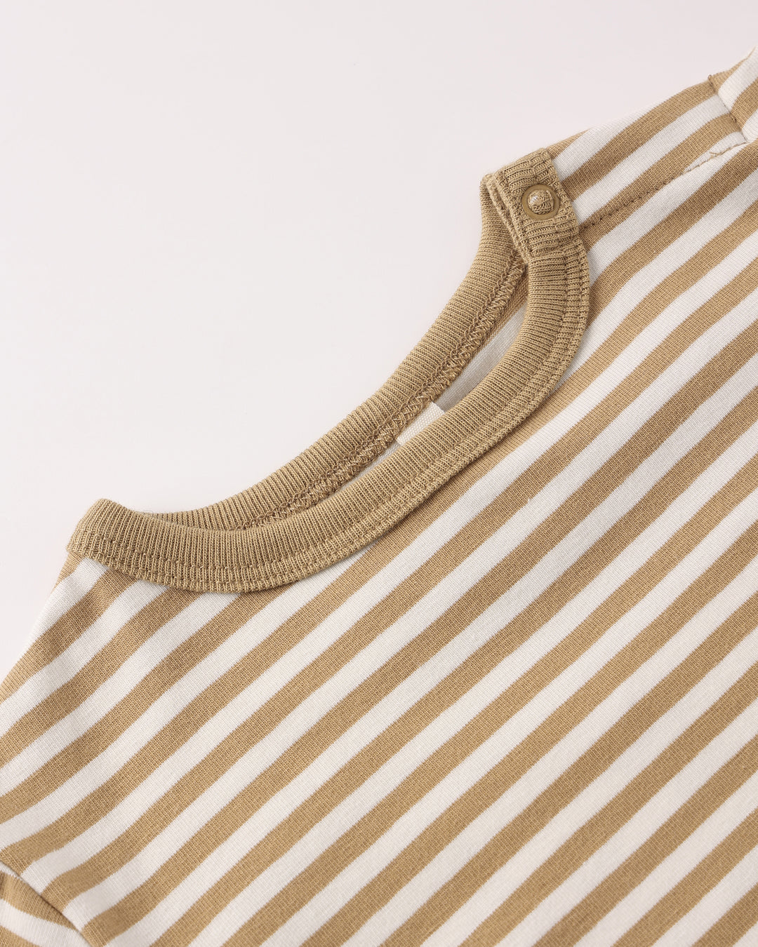 Boxy Pocket Tee + Short Set, Honey Stripe