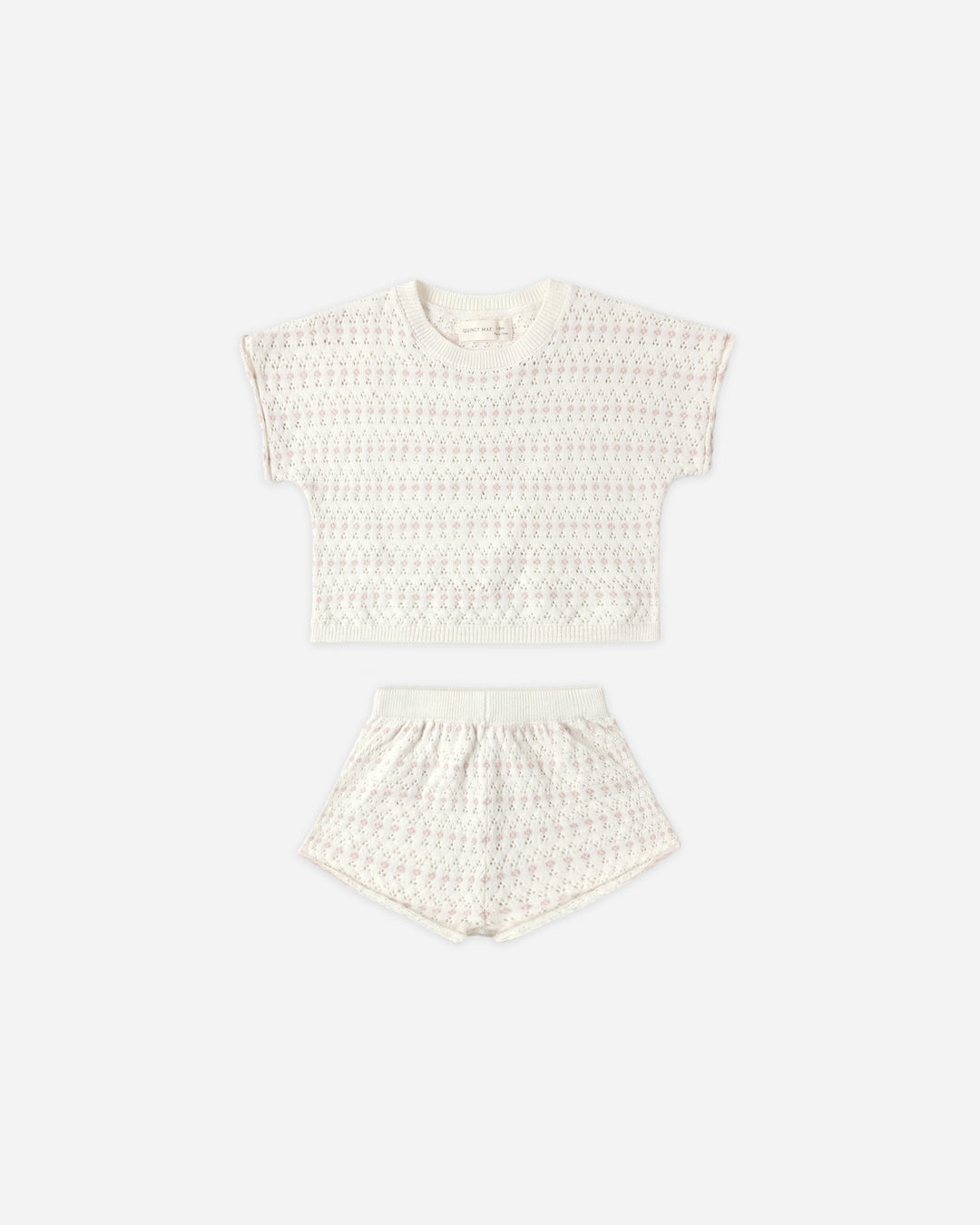 Relaxed Summer Knit Set, Ivory
