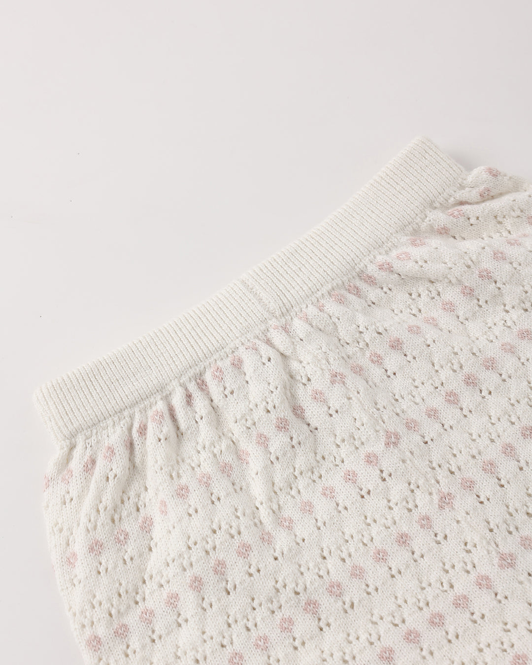 Relaxed Summer Knit Set, Ivory