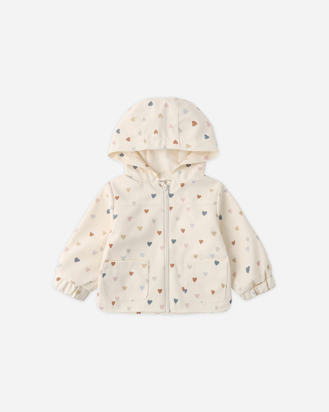Rain Coat, Confetti Heart Small