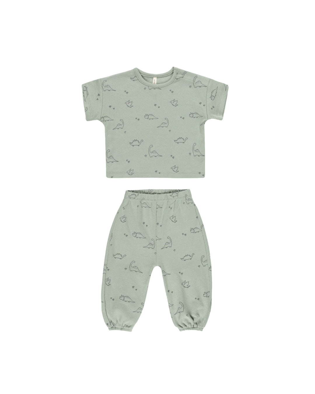 Jersey Tee + Pant Set, Dino