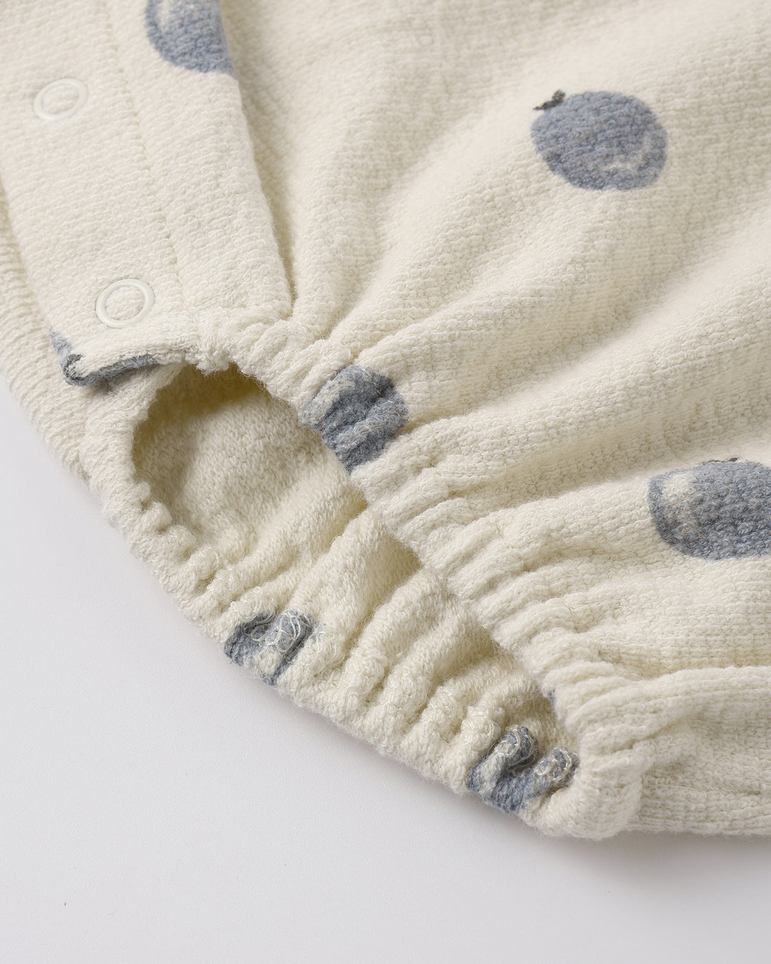 Relaxed S/S Bubble Romper, Blueberries