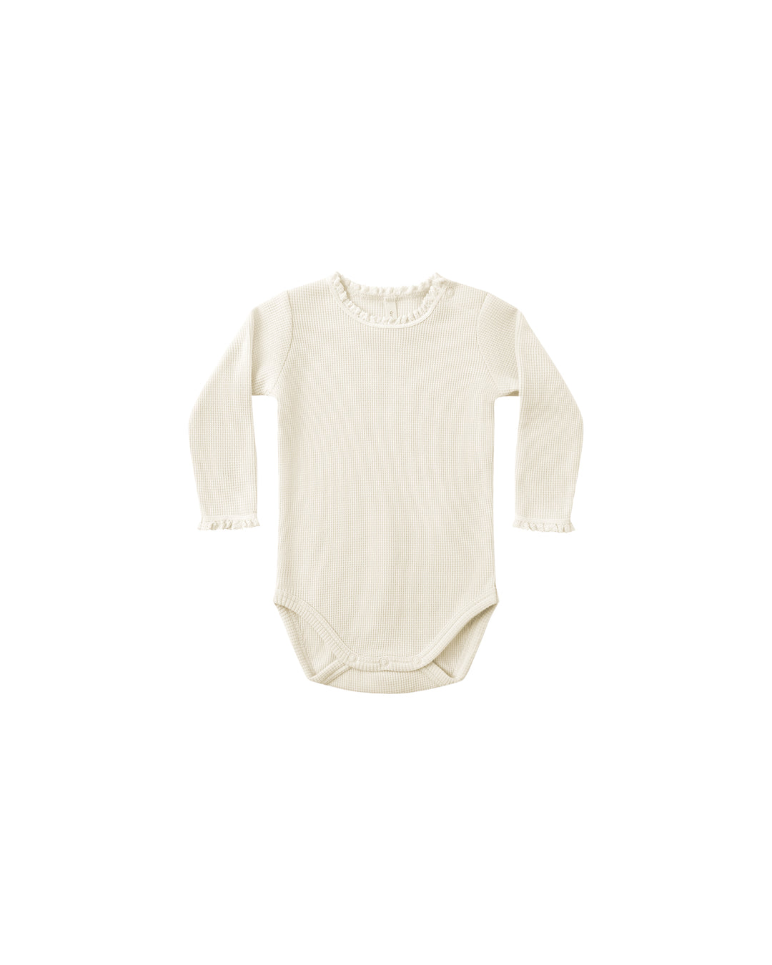 Waffle L/S Bodysuit, Natural