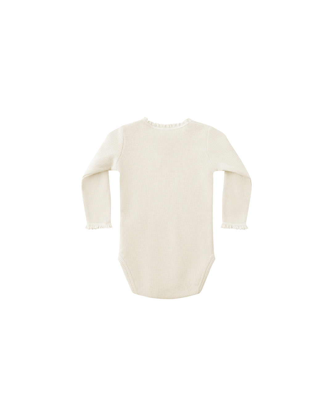 Waffle L/S Bodysuit, Natural