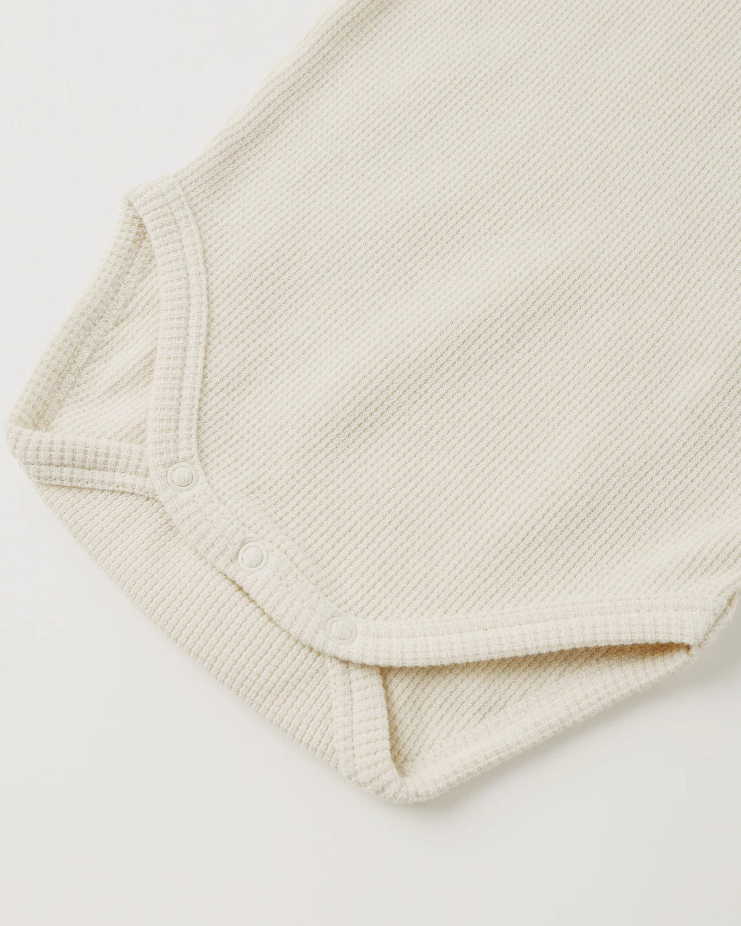 Waffle L/S Bodysuit, Natural