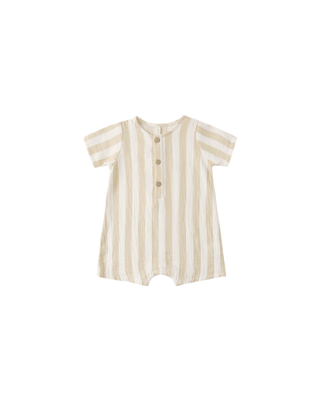 S/S Woven Romper, Summer Stripe