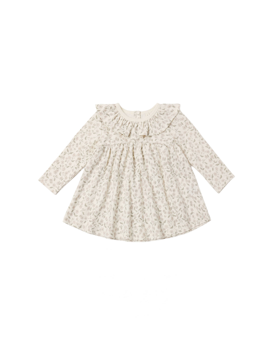 Ruffle Collar Jersey Dress, Floret