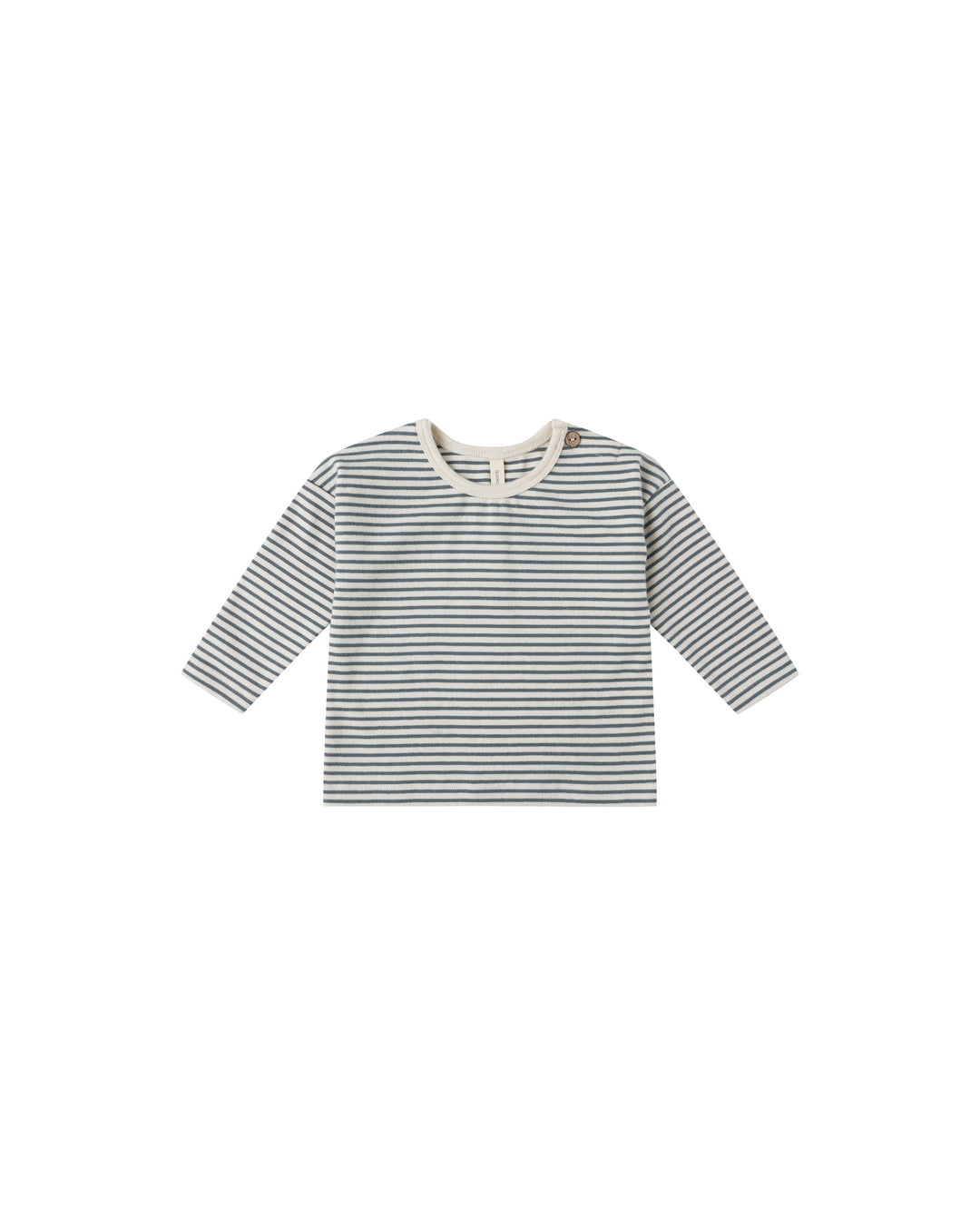 L/S Tee, Ocean Micro Stripe