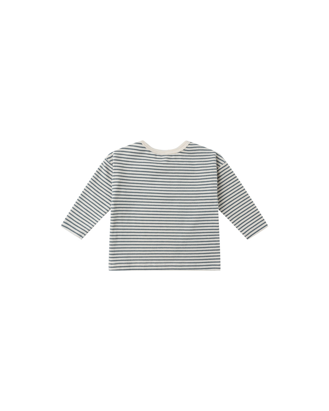 L/S Tee, Ocean Micro Stripe