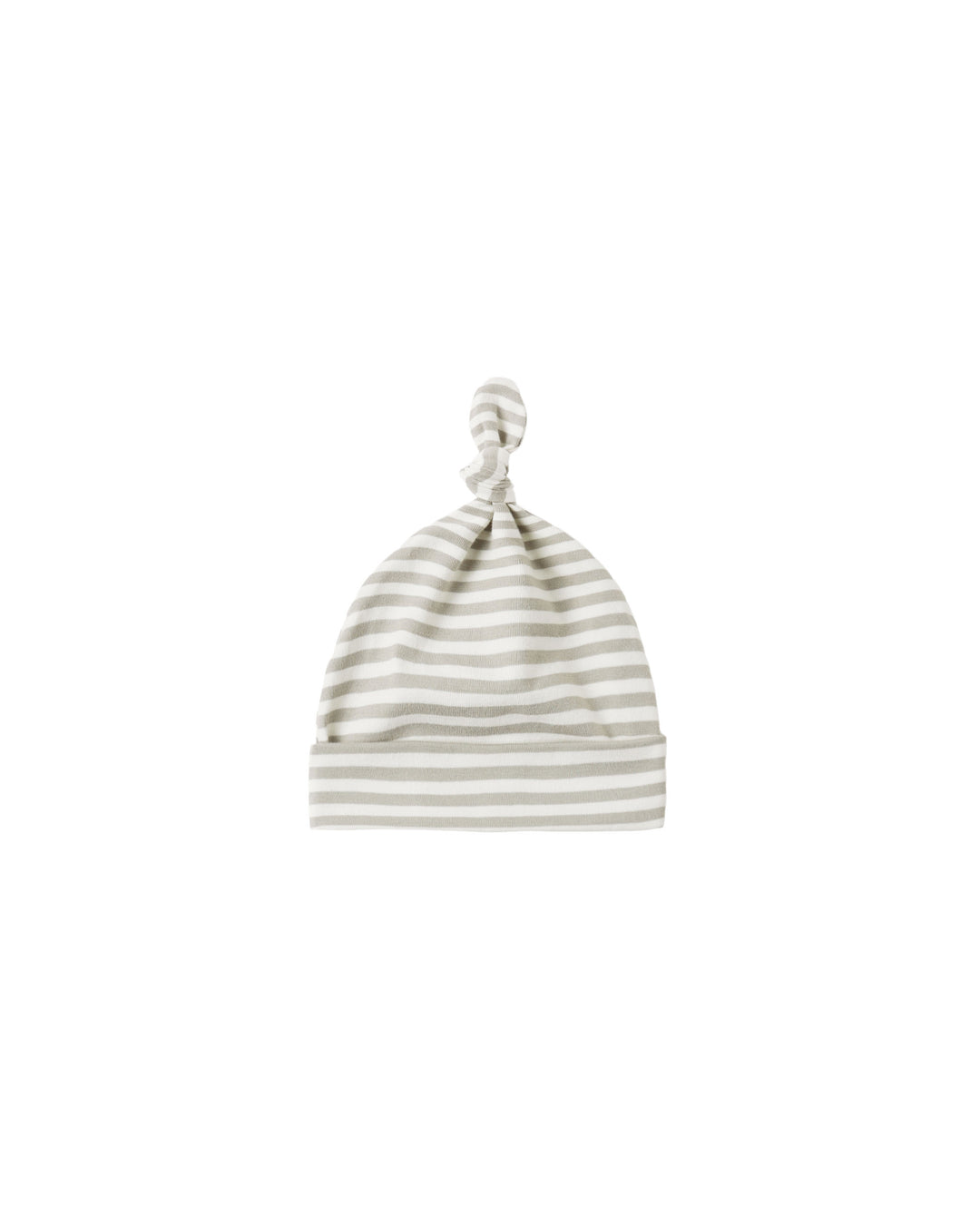 Knotted Baby Hat, Laurel Stripe