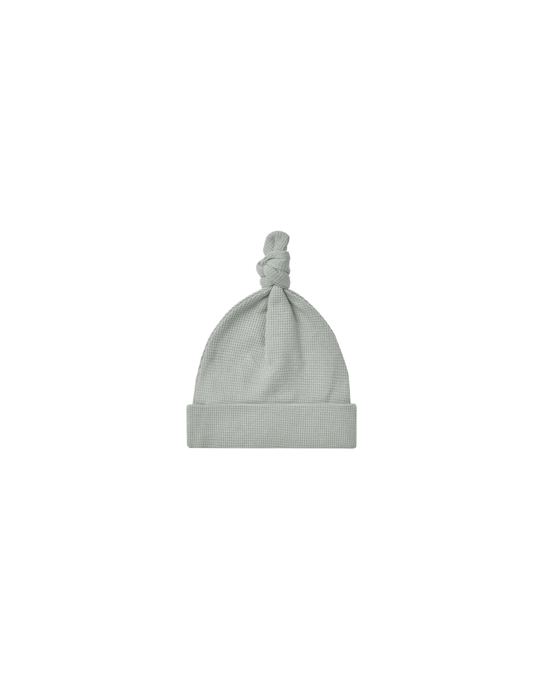 Waffle Knotted Baby Hat, Sky