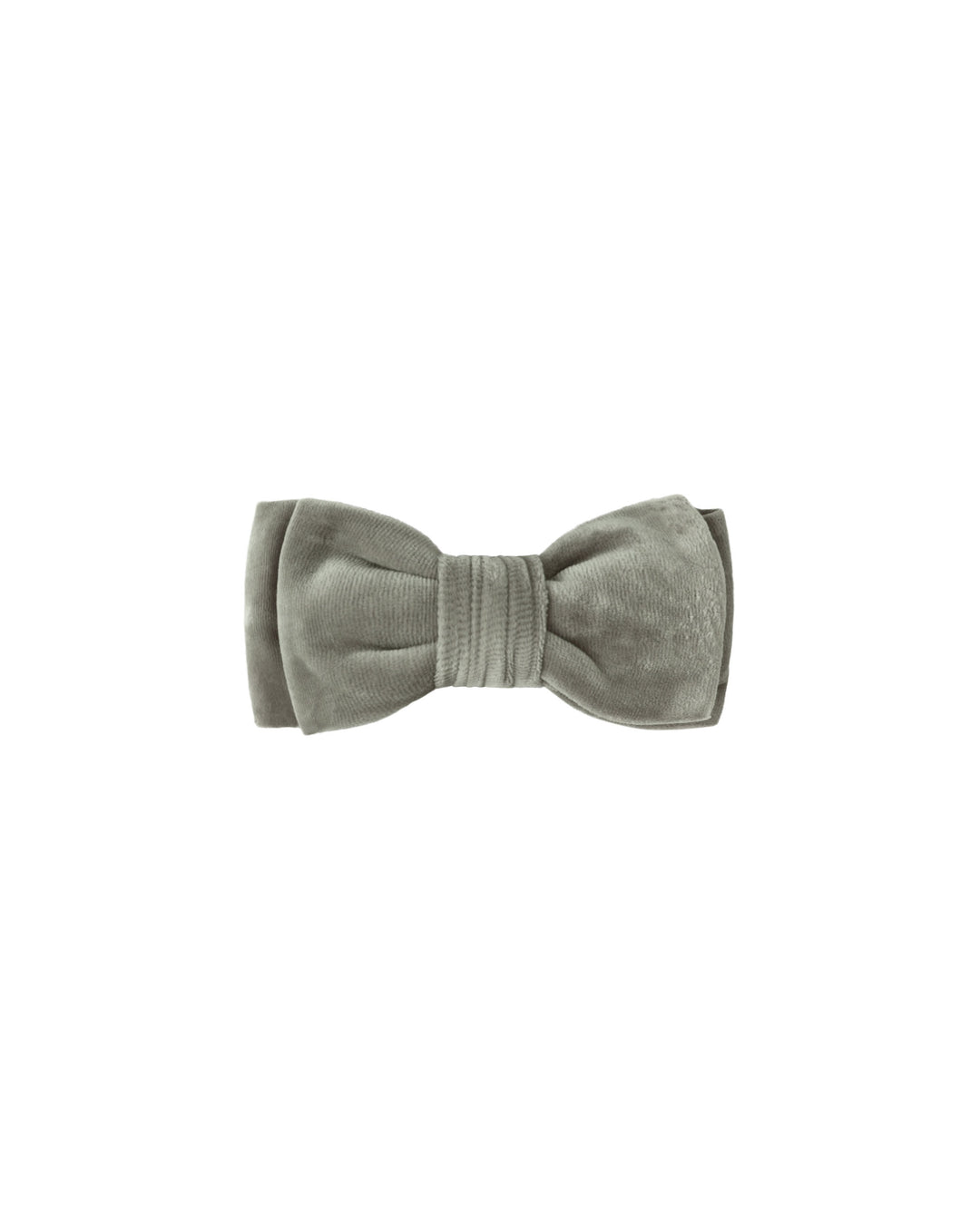 Velour Bow Headband, Forest