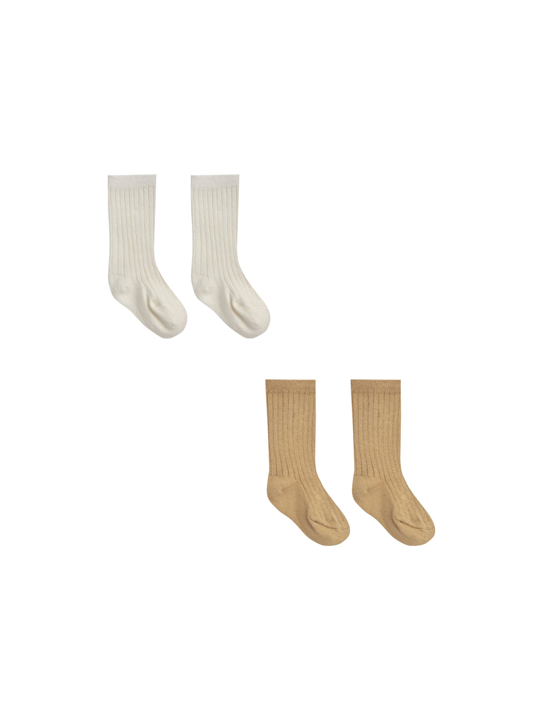 Socks Set, Ivory + Honey