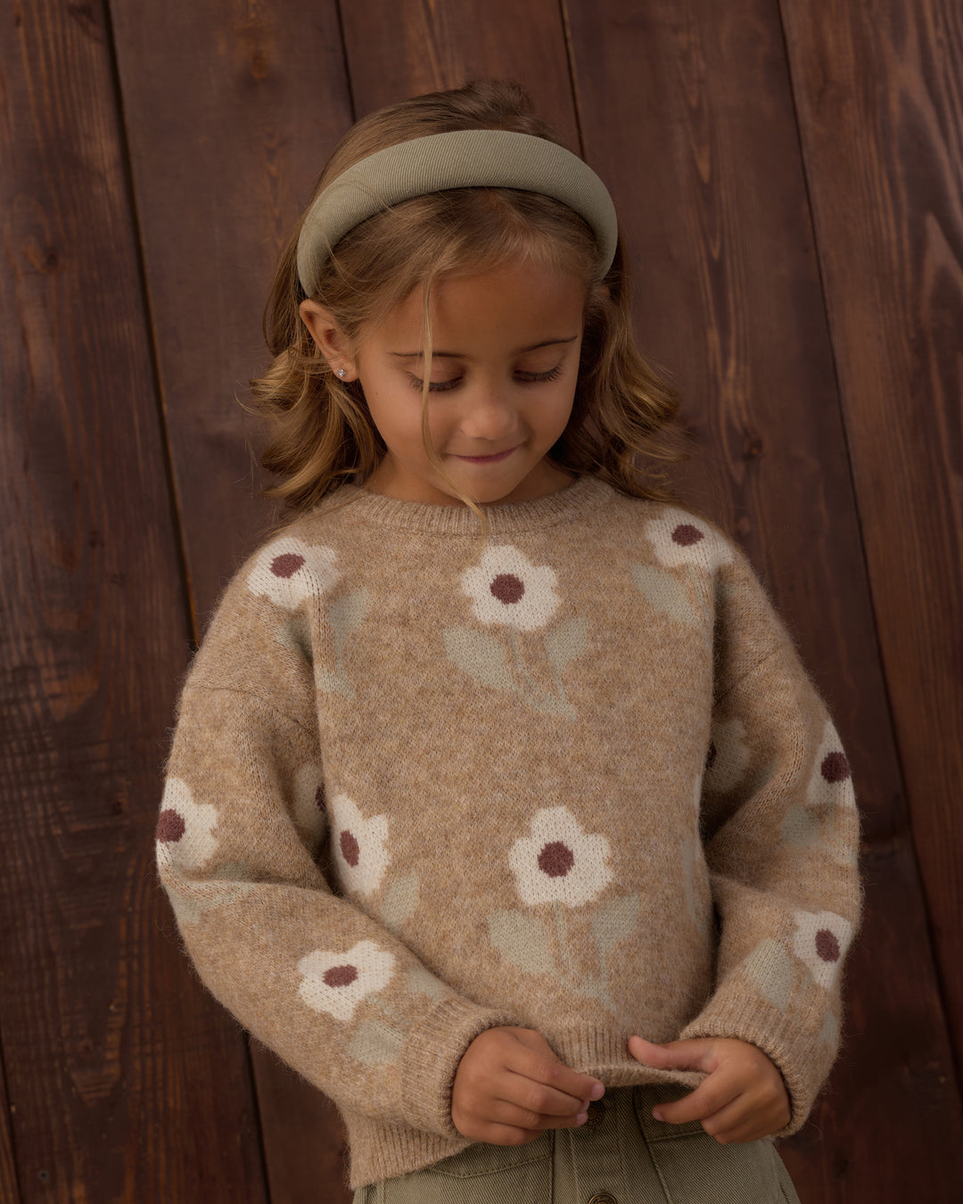 Aspen Sweater, Fawn Flower