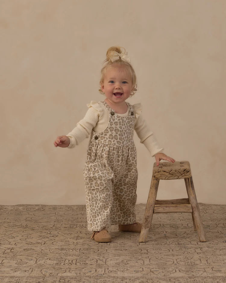 Shoulder Ruffle Bodysuit, Natural
