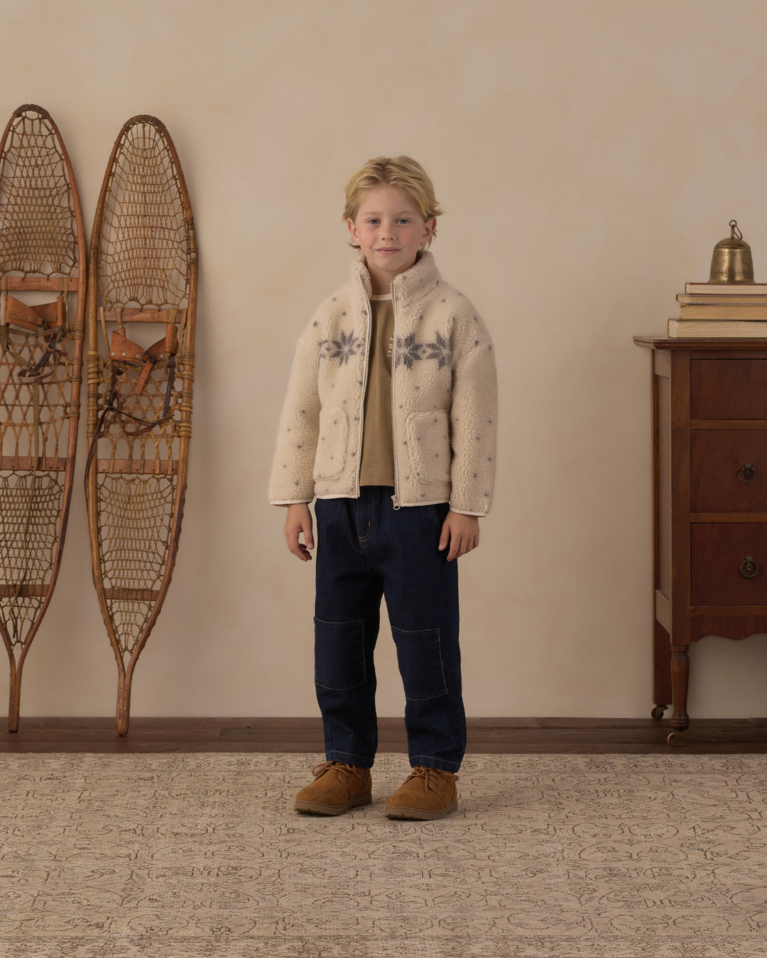Felix Jacket, Natrual Fair Isle