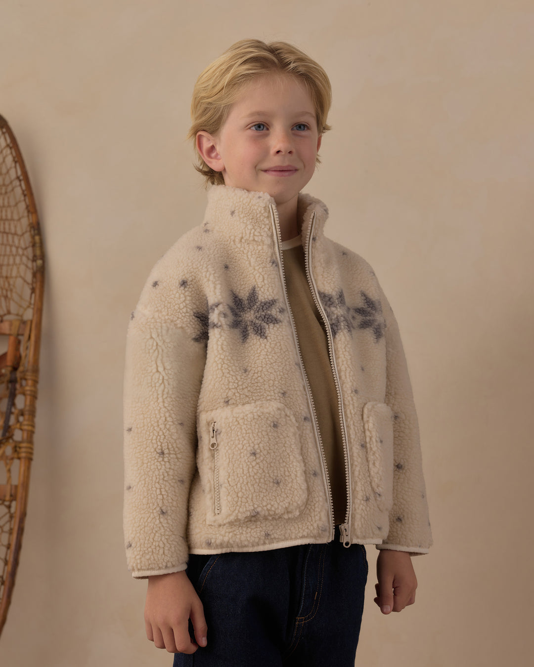 Felix Jacket, Natrual Fair Isle