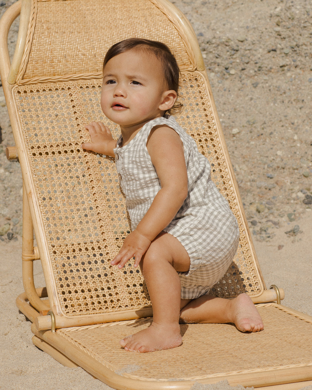 Baby Tank Set, Eucalyptus Gingham