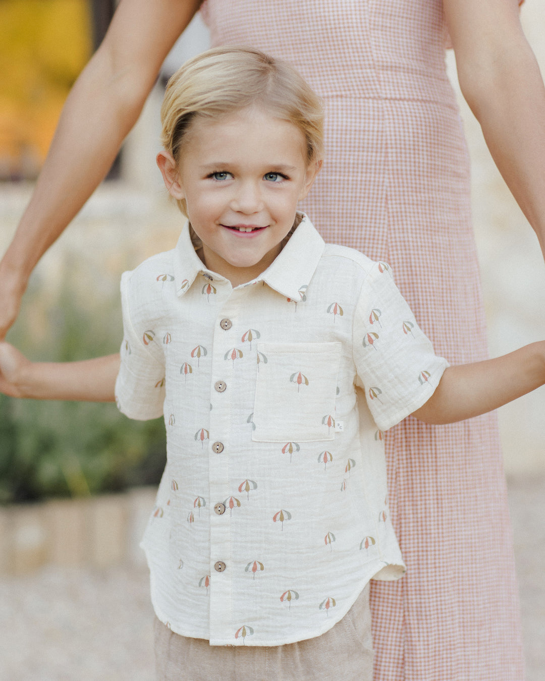 Collared S/S Shirt, Umbrellas