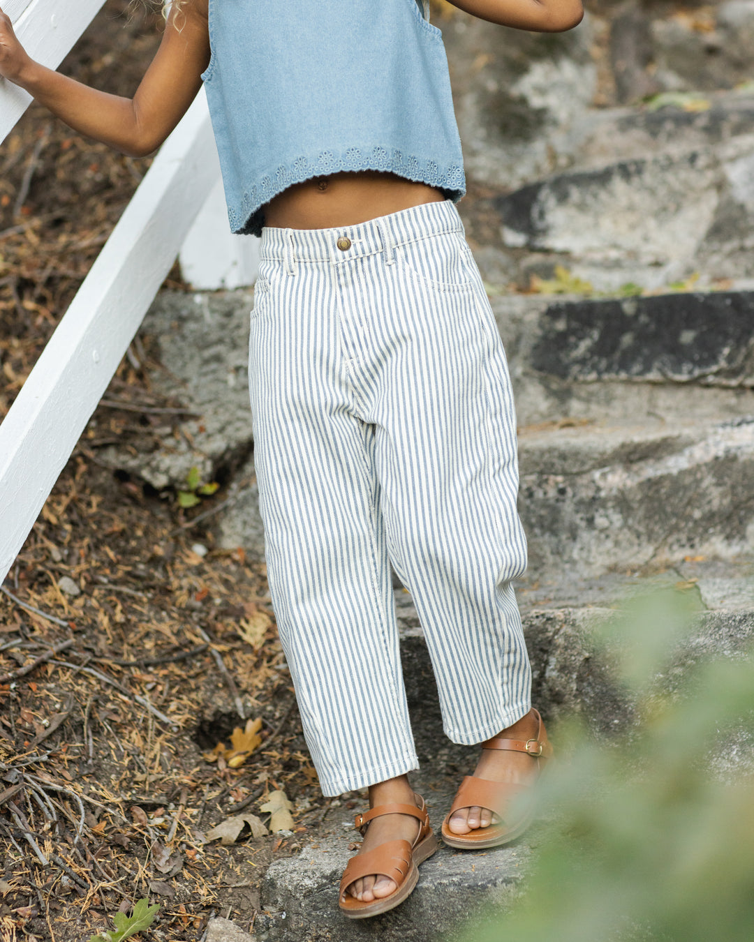 Barrel Pant, Railroad Stripe