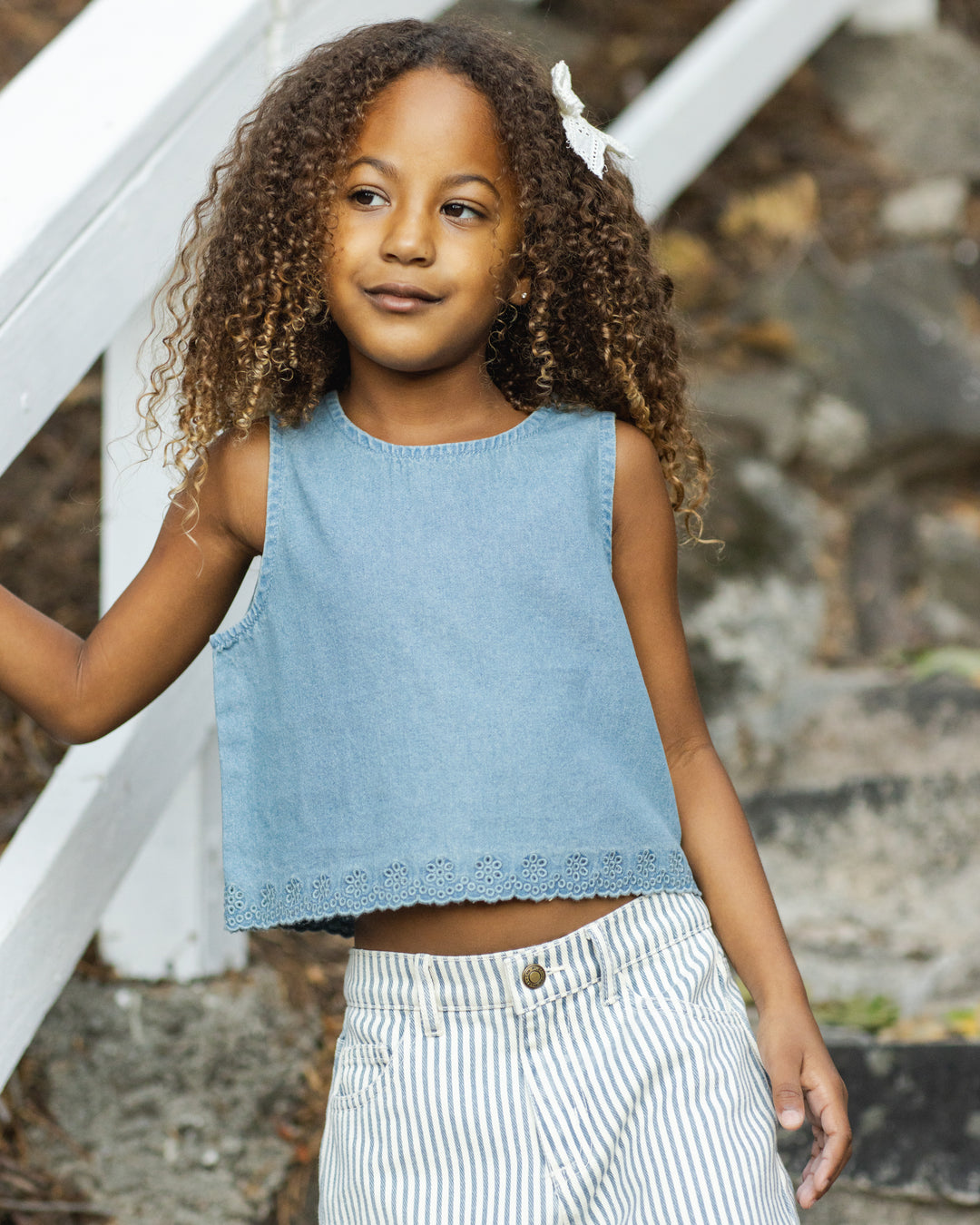 Barrel Pant, Railroad Stripe