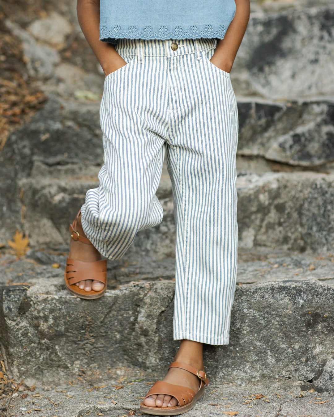 Barrel Pant, Railroad Stripe