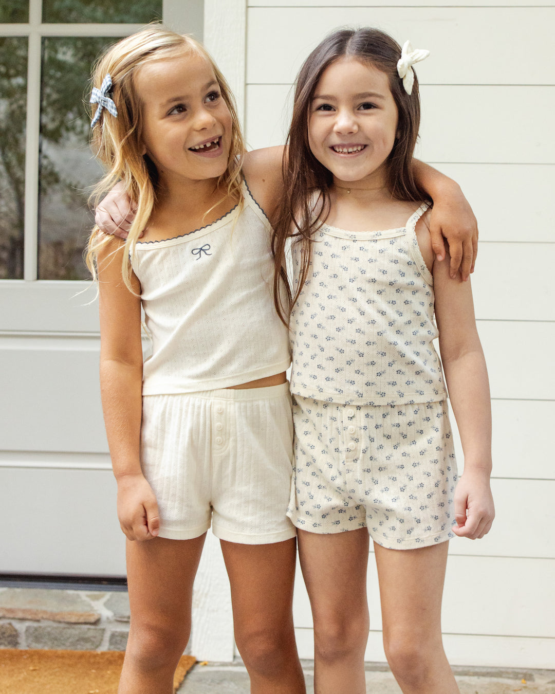 Pointelle Lounge Set, Natural