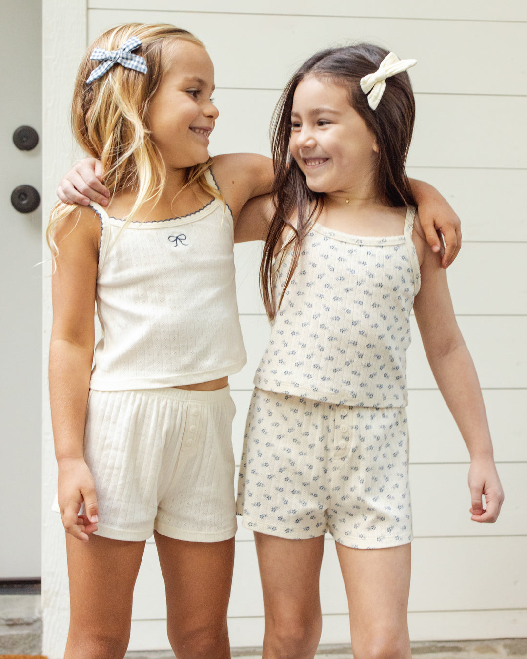 Pointelle Lounge Set, Natural