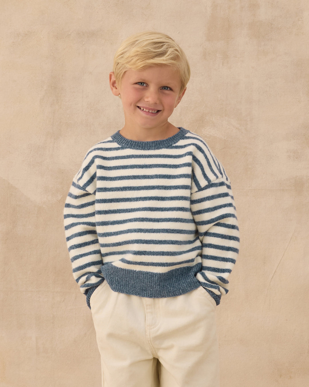 Aspen Sweater, Maritime Stripe