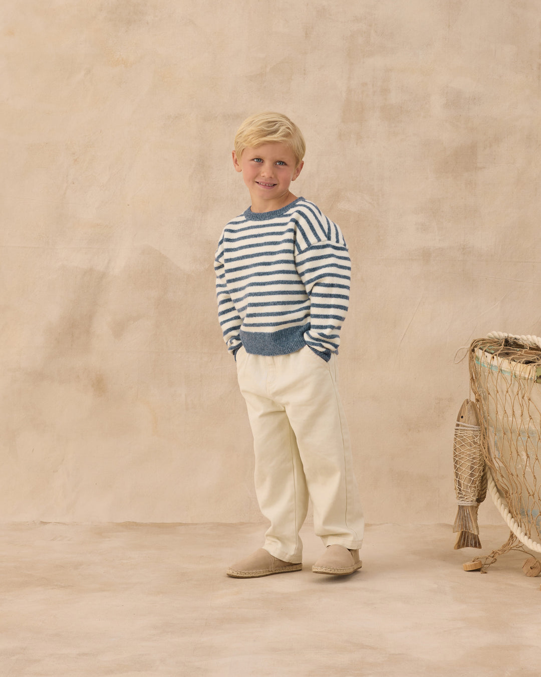 Aspen Sweater, Maritime Stripe