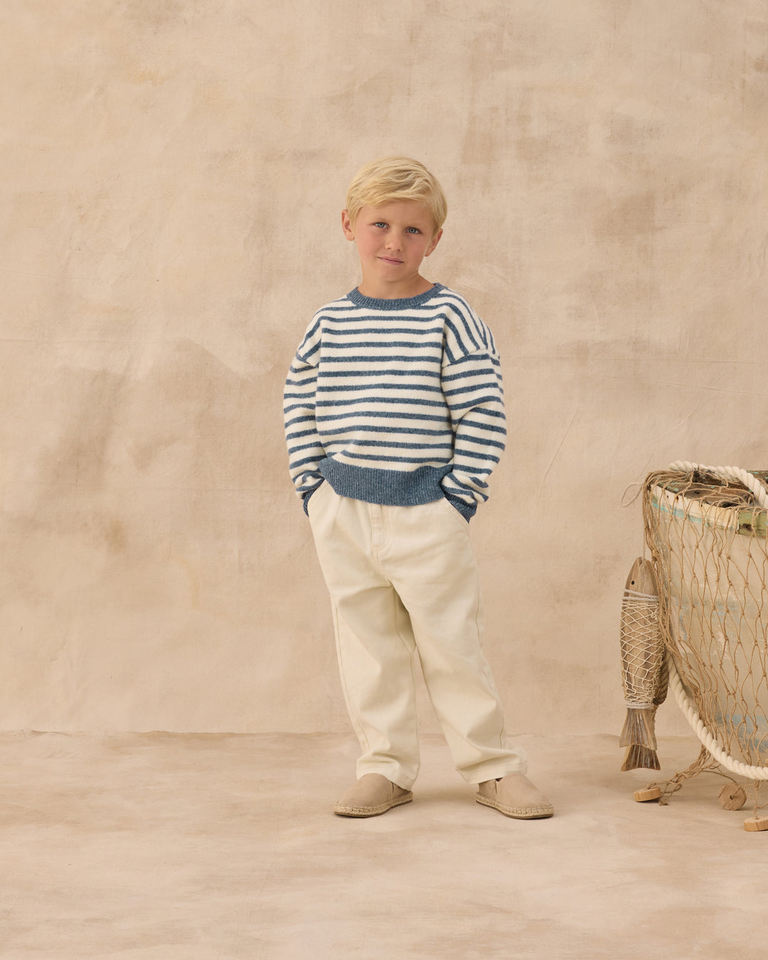 Aspen Sweater, Maritime Stripe