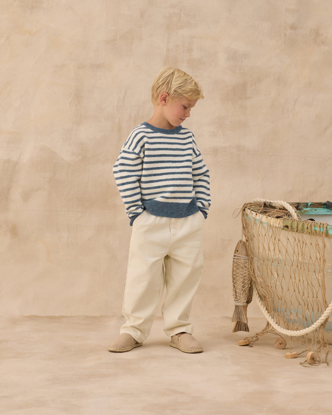 Aspen Sweater, Maritime Stripe