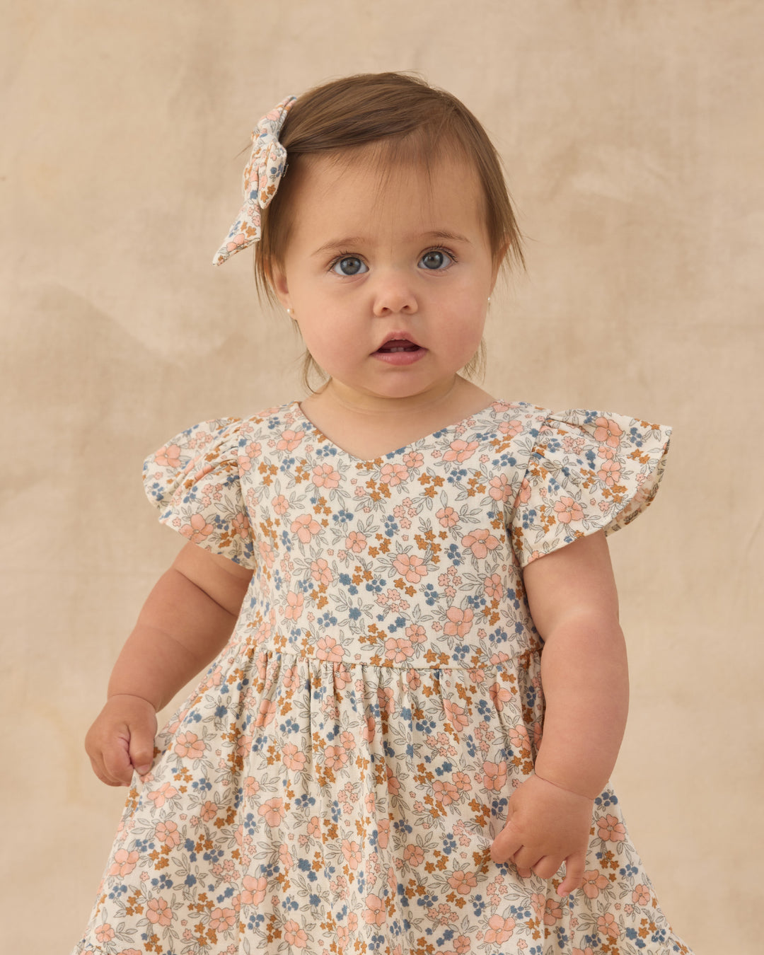 Lila Romper, Flower Field