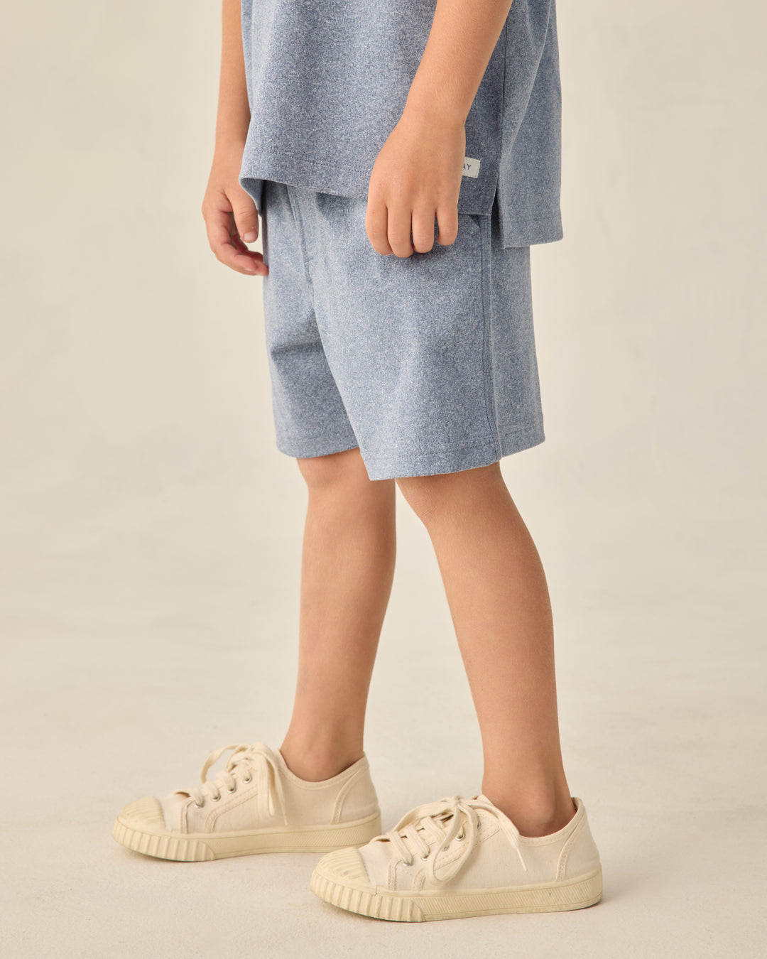 Oceanside Tech Short, Heathered Marine