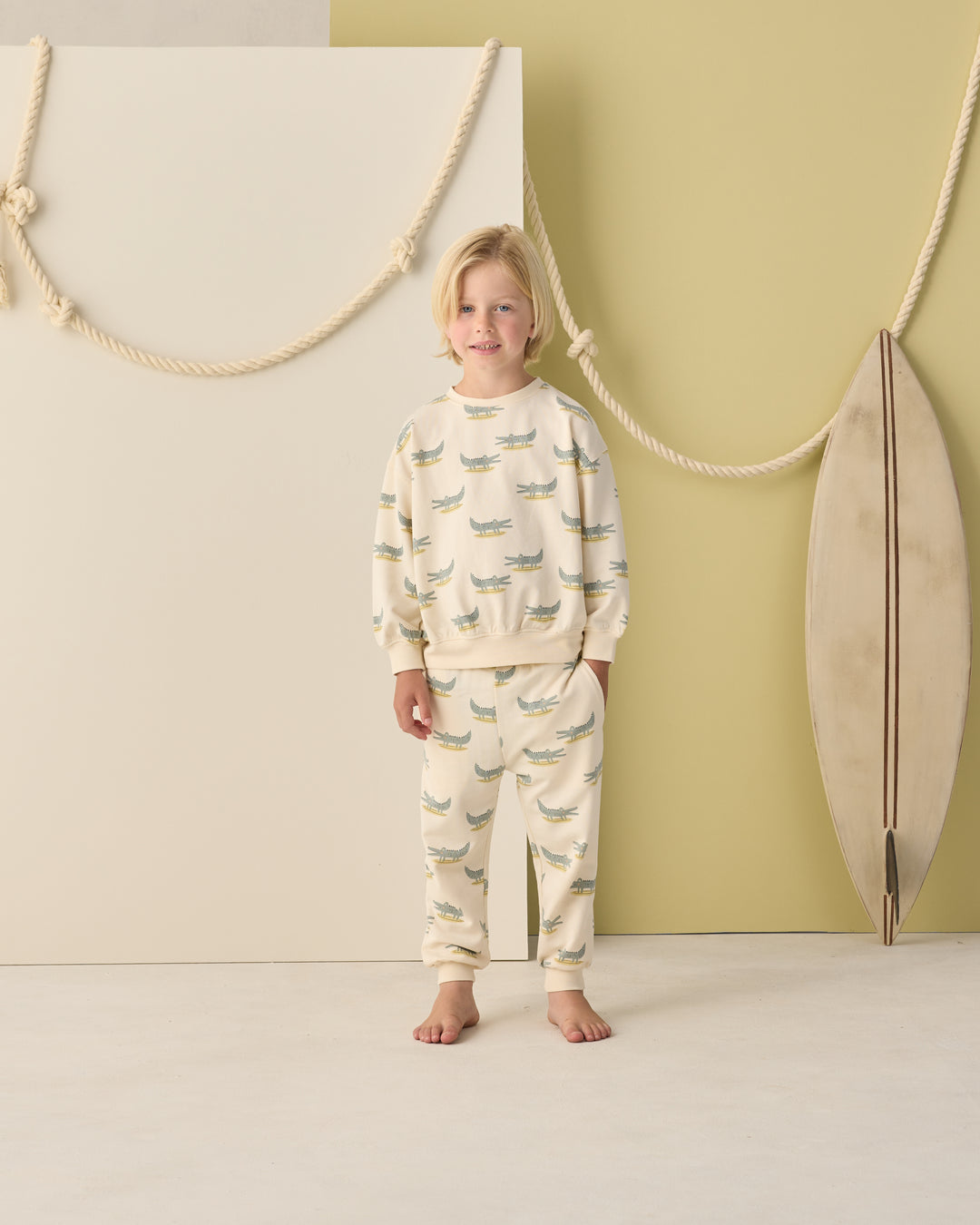 Relaxed Sweatshirt, Alligators