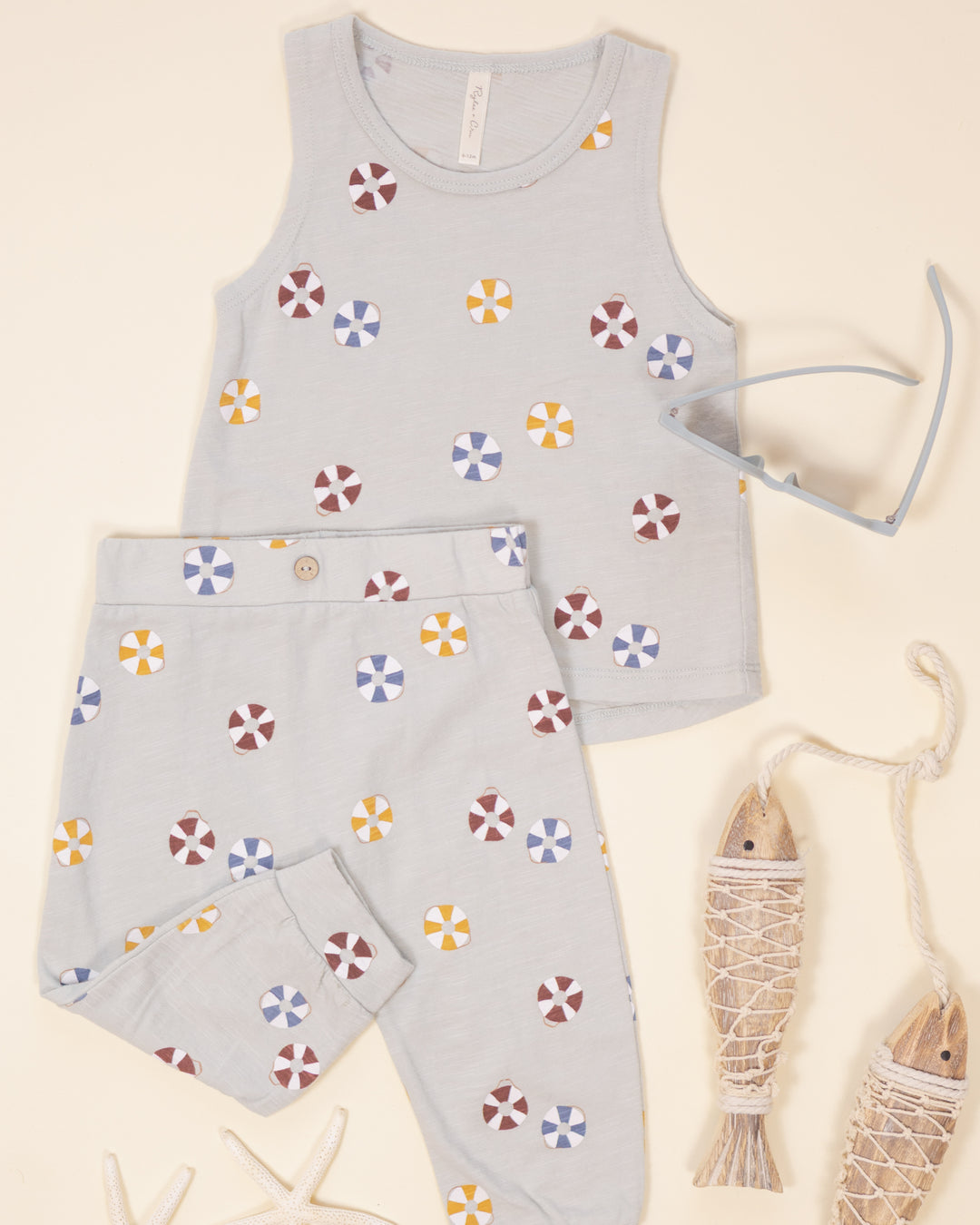 Tank + Slouch Pant Set, Floatie