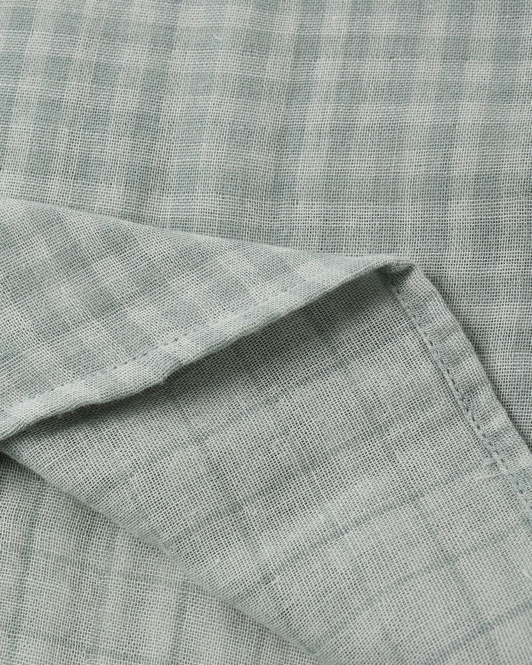 Collared S/S Shirt, Green Gingham