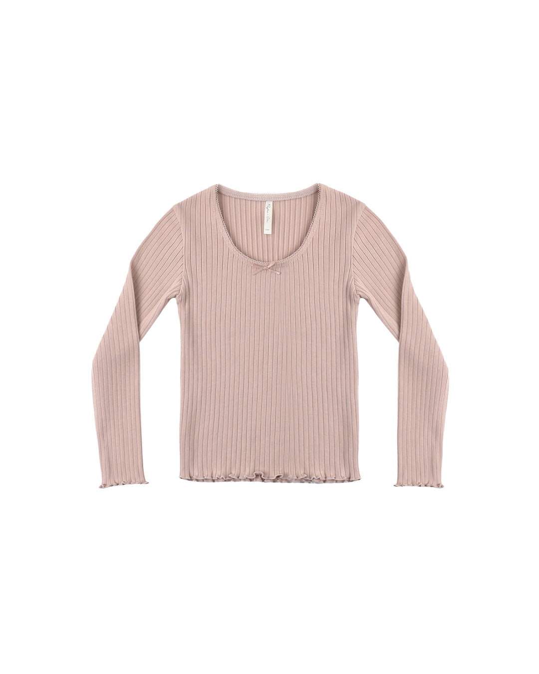 Ribbed L/S, Rosewood