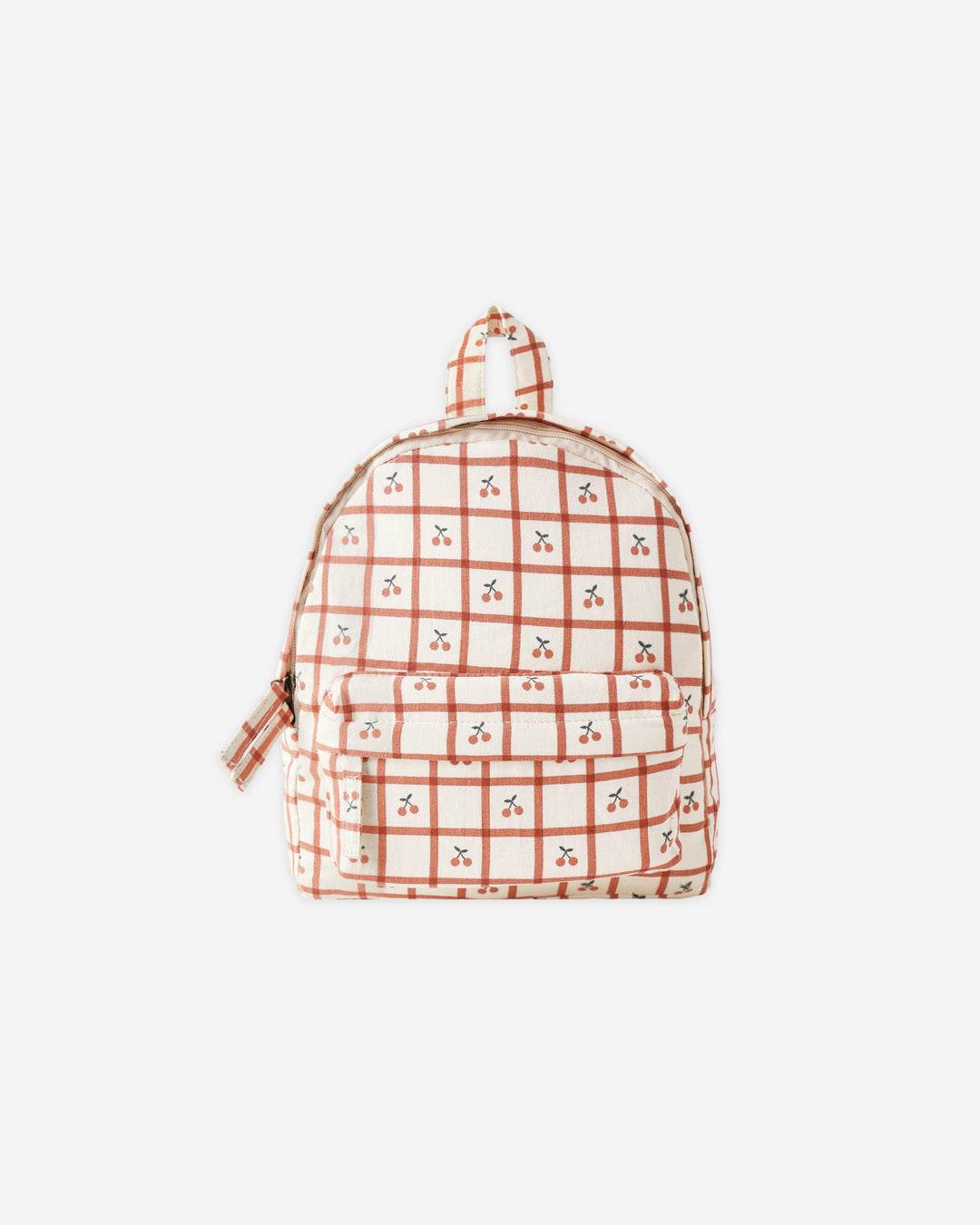 Mini Backpack, Cherry Check