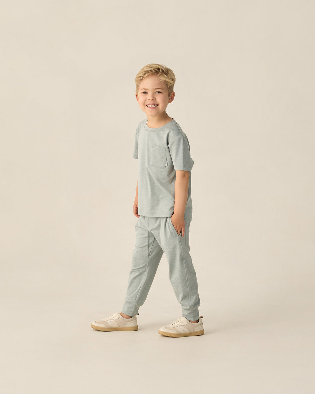 Century Tech Jogger, Heathered Sea Green
