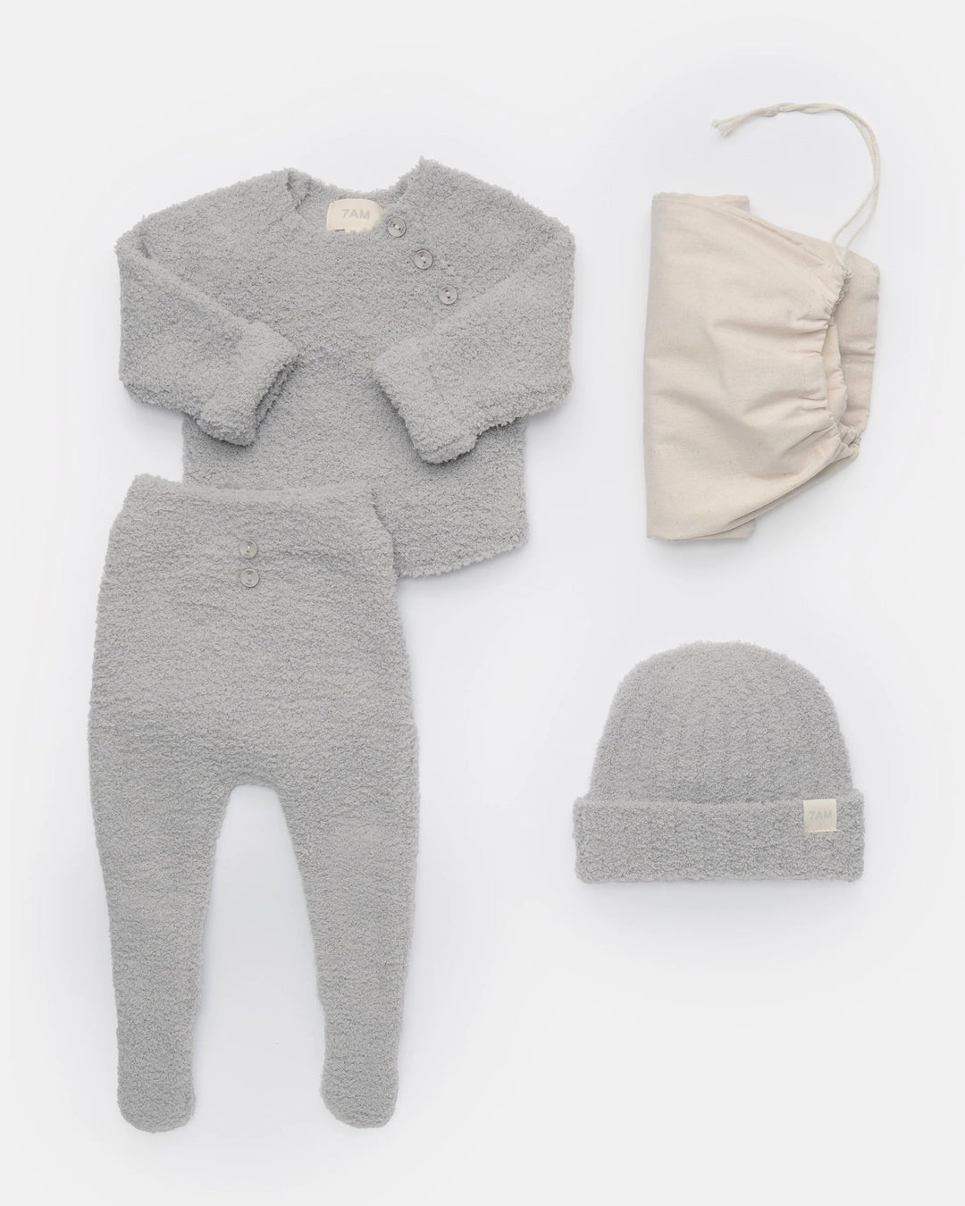 Infant Set - Fuzzy, Fog