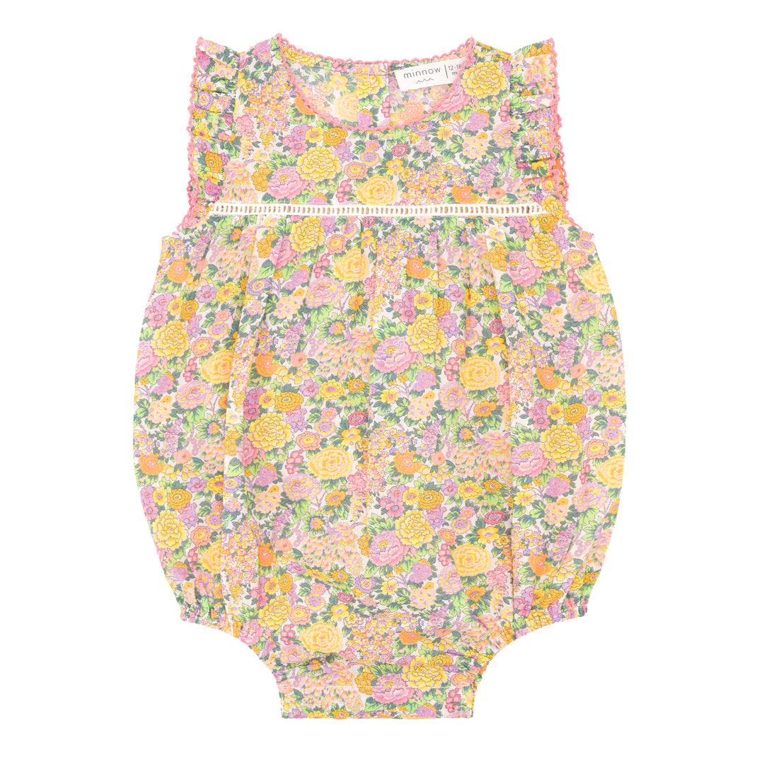 Bubble Romper, Liberty Elysian Day