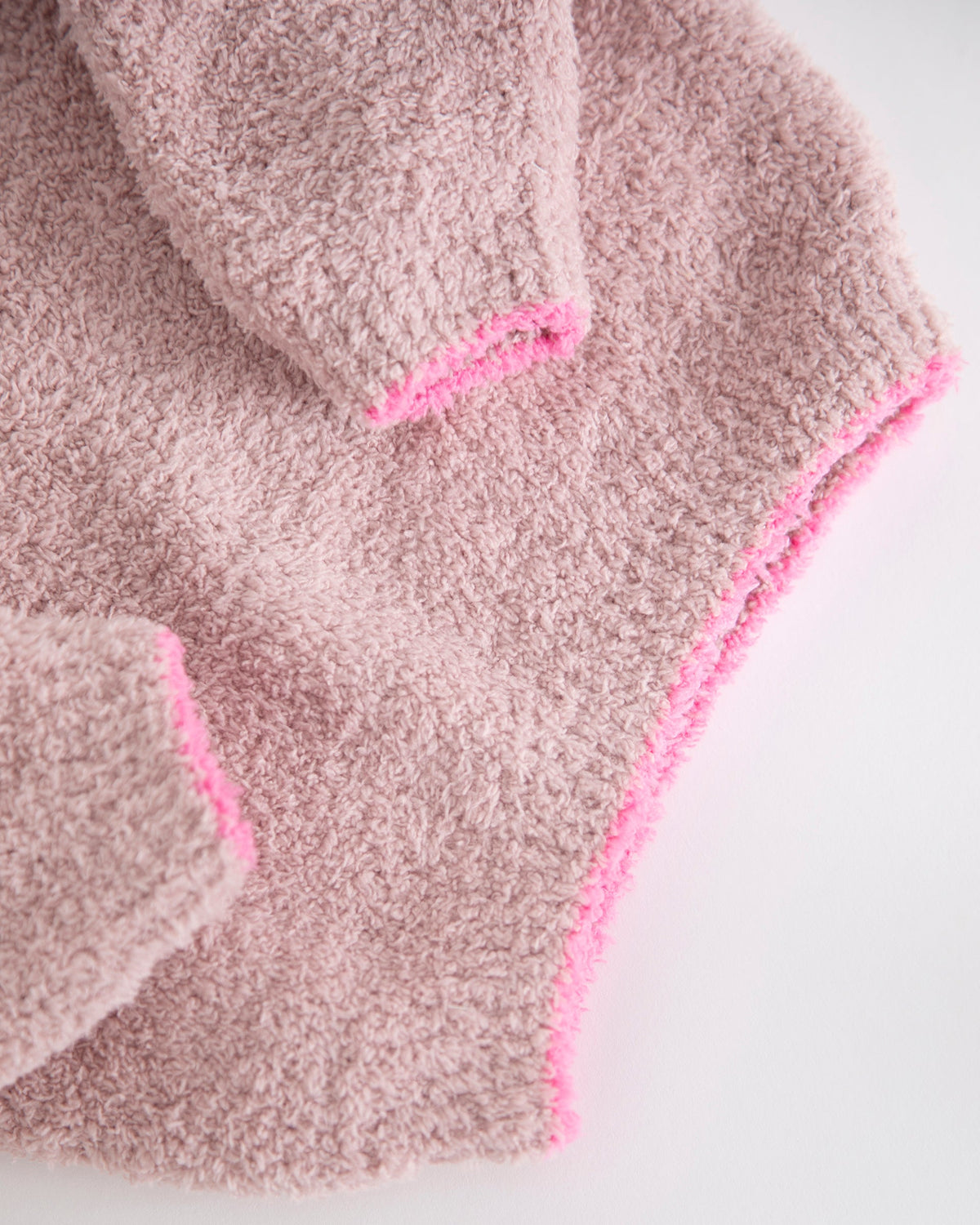Boxy Sweater - Fuzzy, Ash Rose