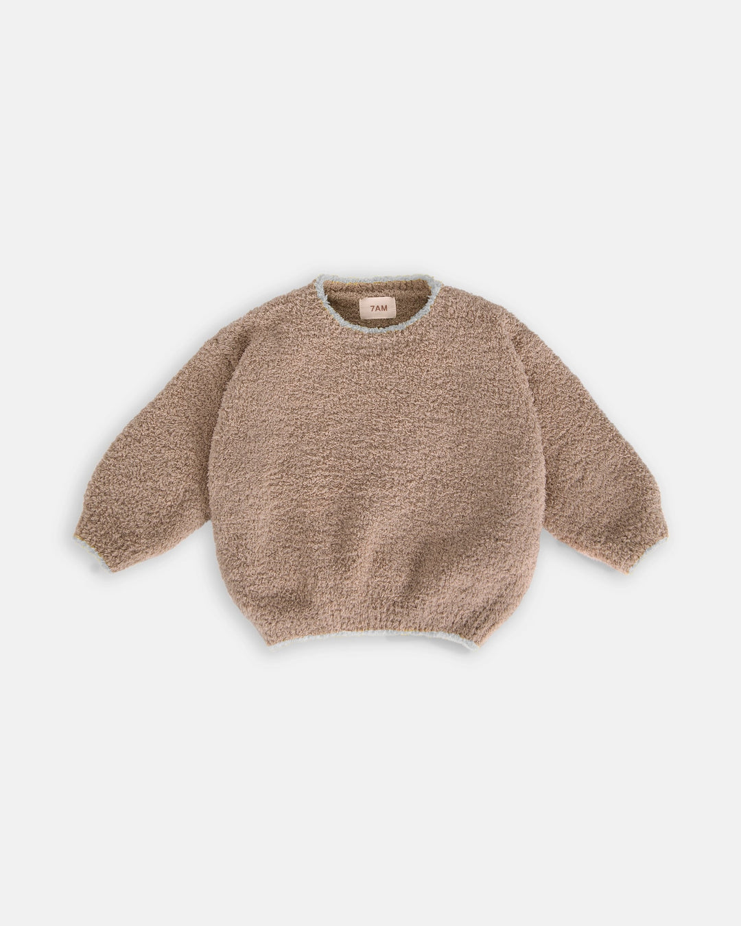 Boxy Sweater - Fuzzy, Taupe