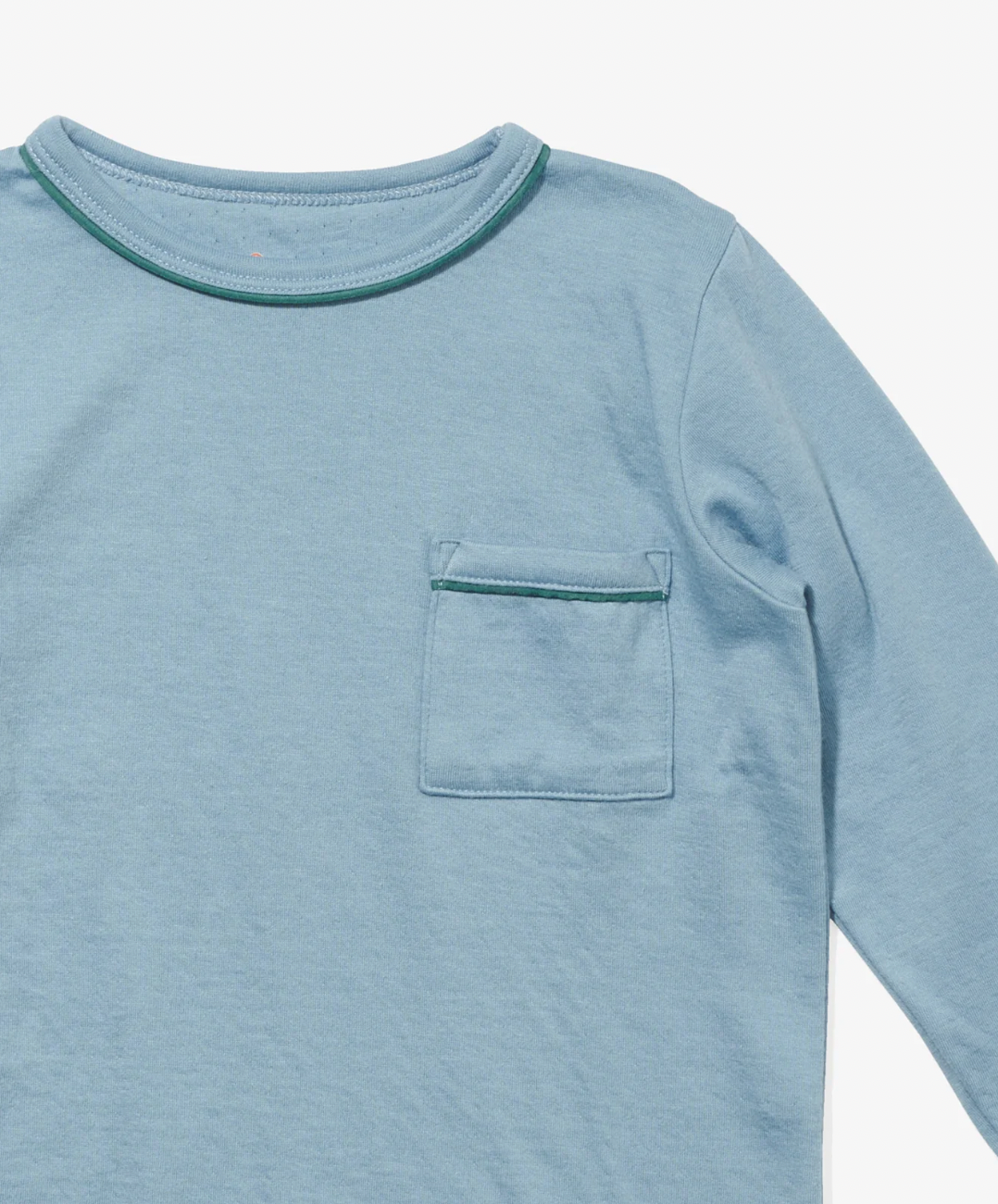 Edward Long Sleeve T-Shirt, Dusty Blue
