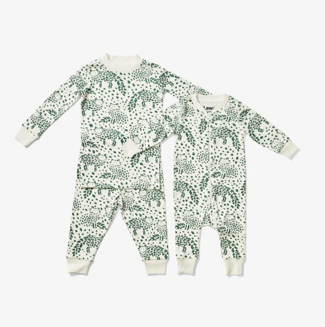 Pajama Set Arctic Fox, Pine