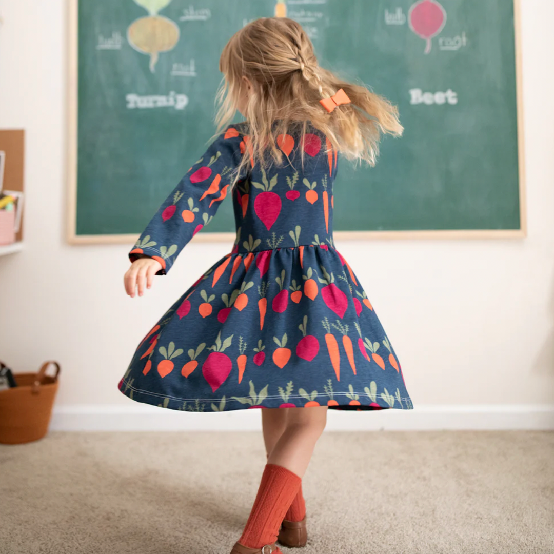 Madison Dress, Root Vegetable Night Sky