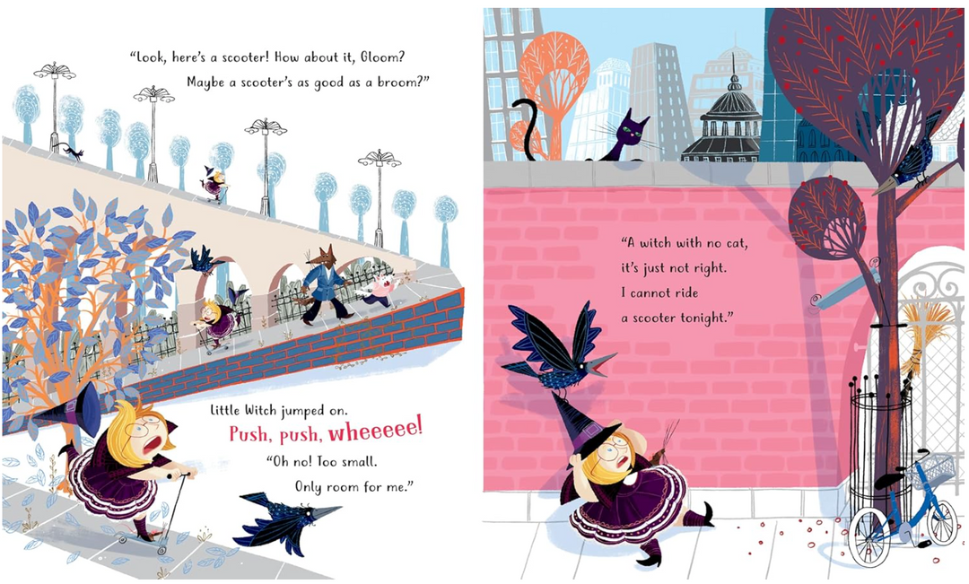The Little Witch Who Lost Her Broom!
