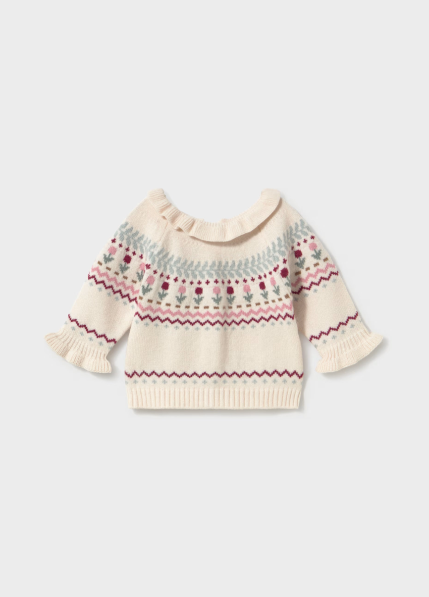 Knit Sweater with Pattern, Pottery