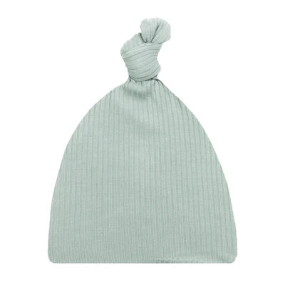 Top Knot Hat, Bailey Ribbed